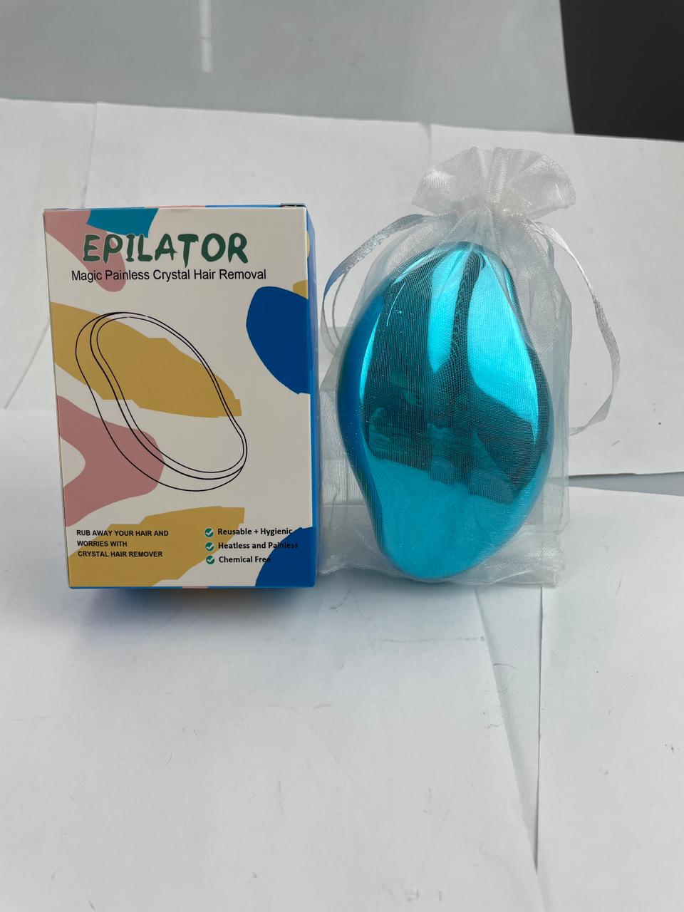 Bleame Crystal Hair Eraser – Painless Exfoliation Hair Removal Tool For Arms Legs Back – Apply To Any Part Of The Body – China (random Color)