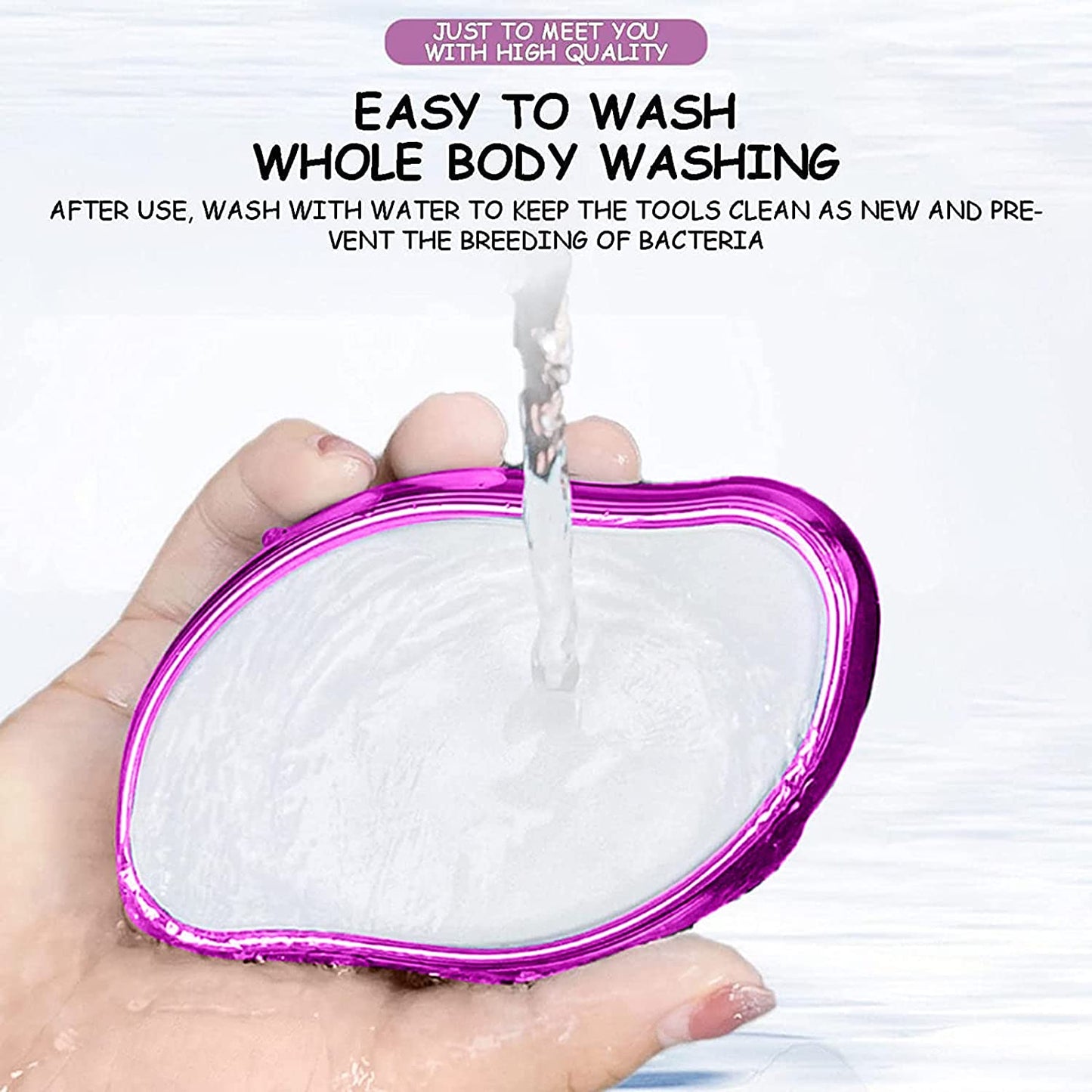 Bleame Crystal Hair Eraser – Painless Exfoliation Hair Removal Tool For Arms Legs Back – Apply To Any Part Of The Body – China (random Color)