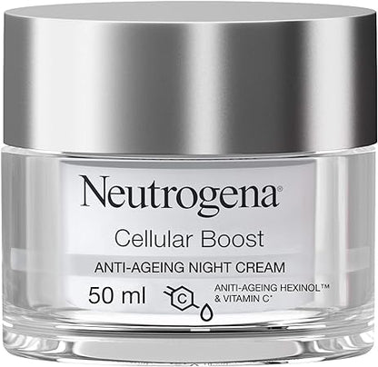 Neutrogena Face Cream, Cellular Boost, Anti-ageing Night Cream, 50ml