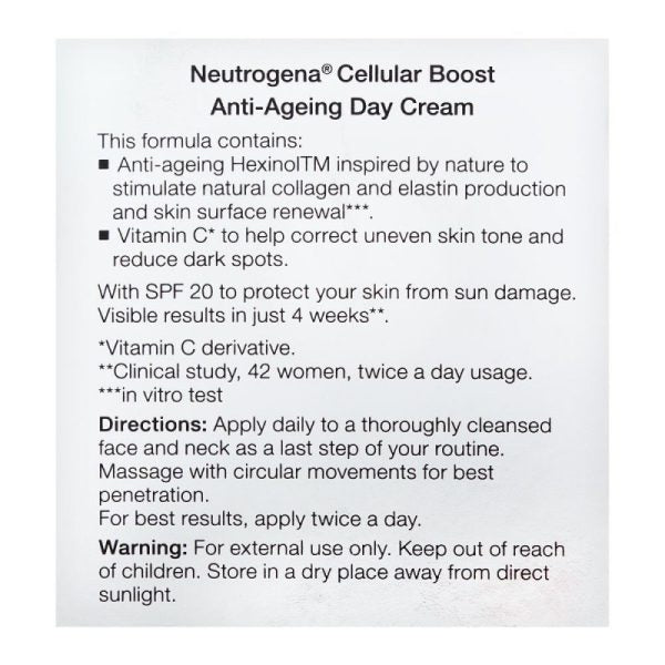 Neutrogena Cellular Boost Anti-ageing Day Cream Spf-20 (50ml)