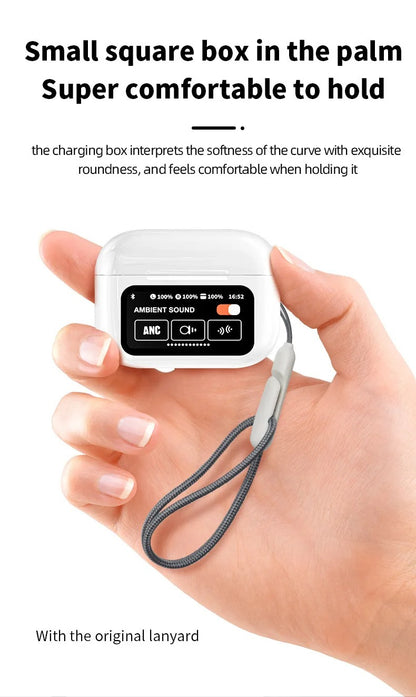 A9 Pro ANC/ENC Touch‑Screen Earbuds – Your Smart Sound Companion